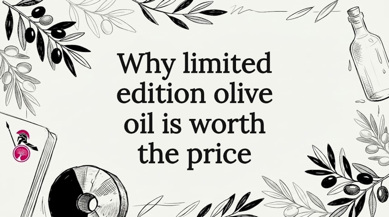 Why limited edition olive oil is worth the price