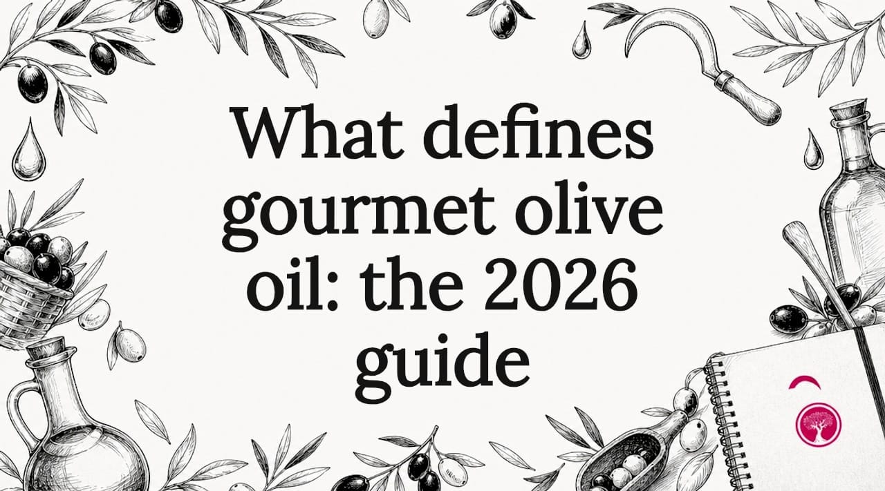 What defines gourmet olive oil: the 2026 guide